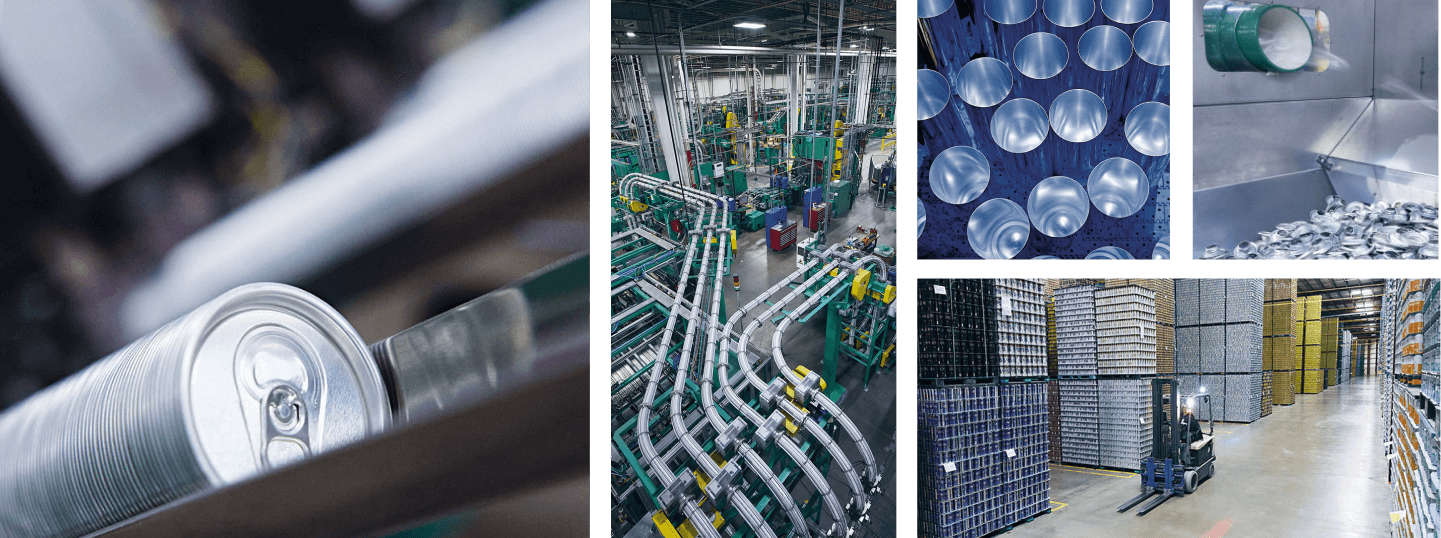 Image of Can, Manufacturing Facilities, and Ball Worker