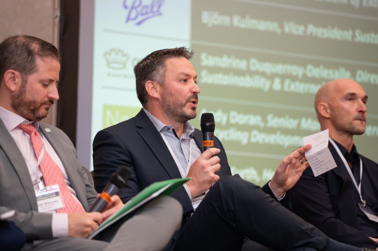 Björn Kulmann speaking on a panel at the Summit. Credit: James Archer Photography