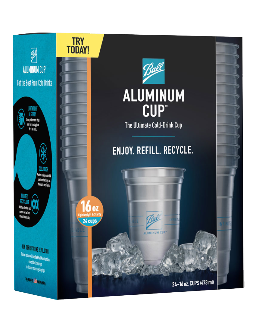 21 Oz. Reusable Aluminum Cup
